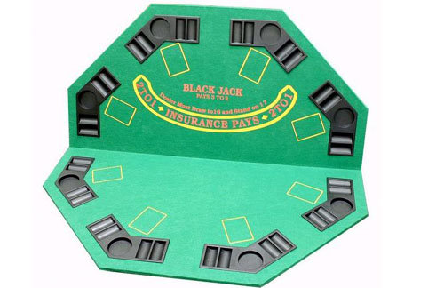 JP Commerce Wood Poker Table Cover