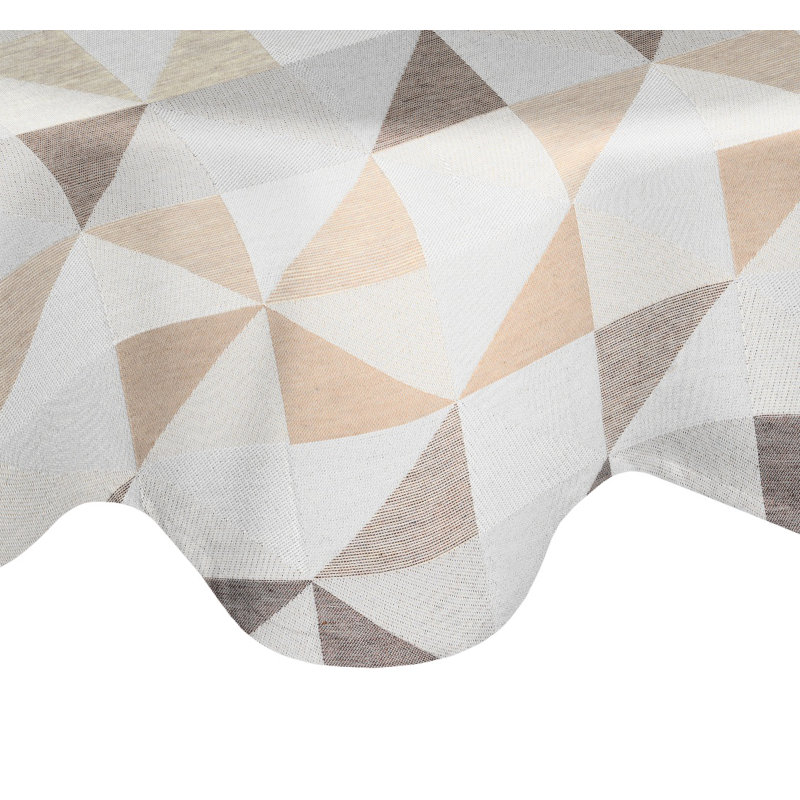 Gareth Tablecloth, Brown/Grey