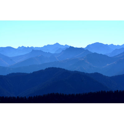 Majestic Mountain Landscape - Wrapped Canvas Print