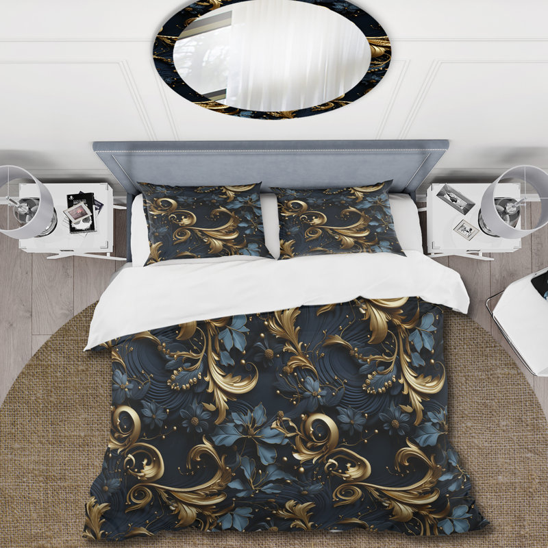 Ensemble de housse de couette Paisley, Housse de couette simple + 1 taie décorative stan