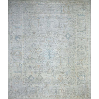 Oushak Collection, Transitional One-of-a-Kind Rectangle 8'3" X 10 Hand Knotted Area Rug