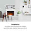 Klarstein 86cm W White Electric Fireplace