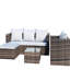 Table basse avec coussins, collection Pat