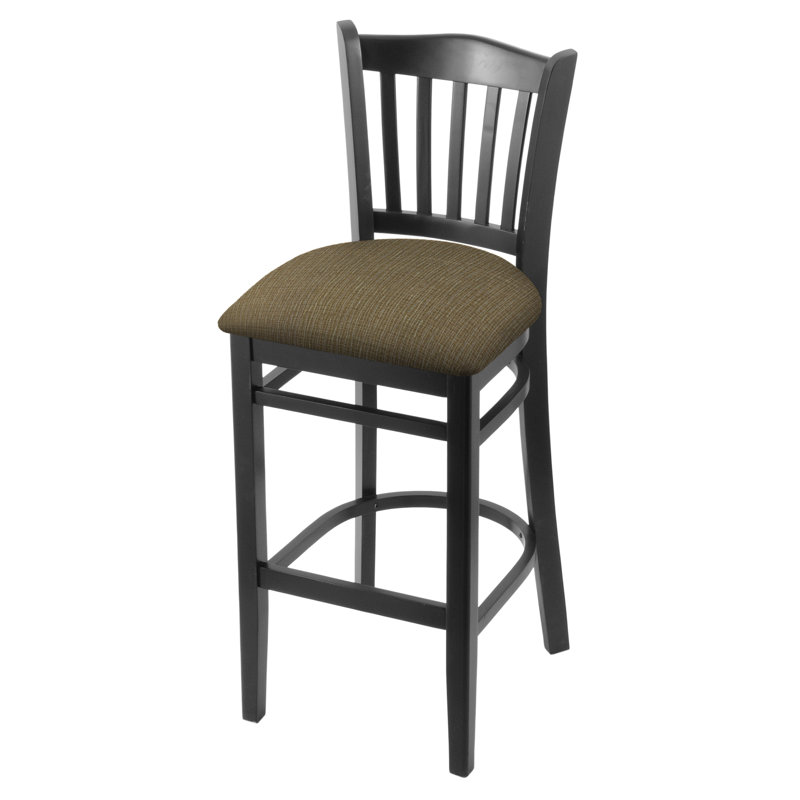 Tabouret de bar et de comptoir, Noir, Liège graphique, Tabouret de bar (assise de 30 po de hauteur)