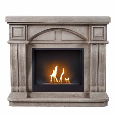 Marlow Home Co. 114.5 cm W Bio-Ethanol Fireplace