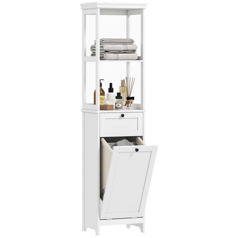 Wood Cabinet Laundry Hamper