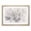 Bird in a Winter Tree Watercolour - Picture Frame Graphic Art Print-56739561-56739562