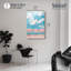 Impression sur toile Seaside Stripes par Notoriart, prête à être accrochée-116882875