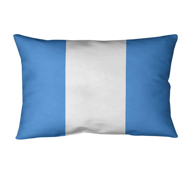 Housse de coussin lombaire Atlanta, Bleu / blanc, Tennessee