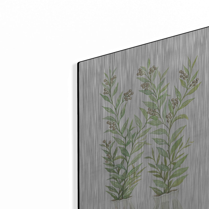 "Vase géométrique III" par Cindy Jacobs, H 24 po x l 12 po