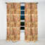 Liara - Glam Feather Abstract Blackout Curtain - 1 Panels-1417795699