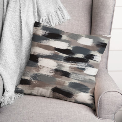  Housse et insert de coussin d'extérieur carré Brushstroke