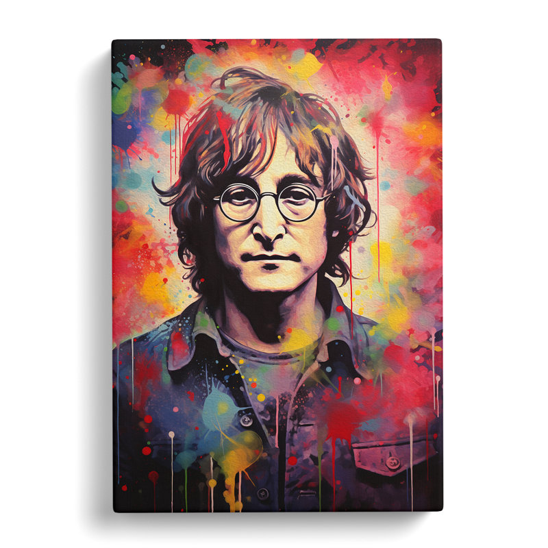 John Lennon Contemporary - Art Prints - Wrapped Canvas, 76cm H x 50cm W x 3cm D