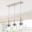Luminaire suspendu pour îlot de cuisine 3 lumières Konyn-1743349187