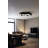 Swart Glass LED Flush Mount