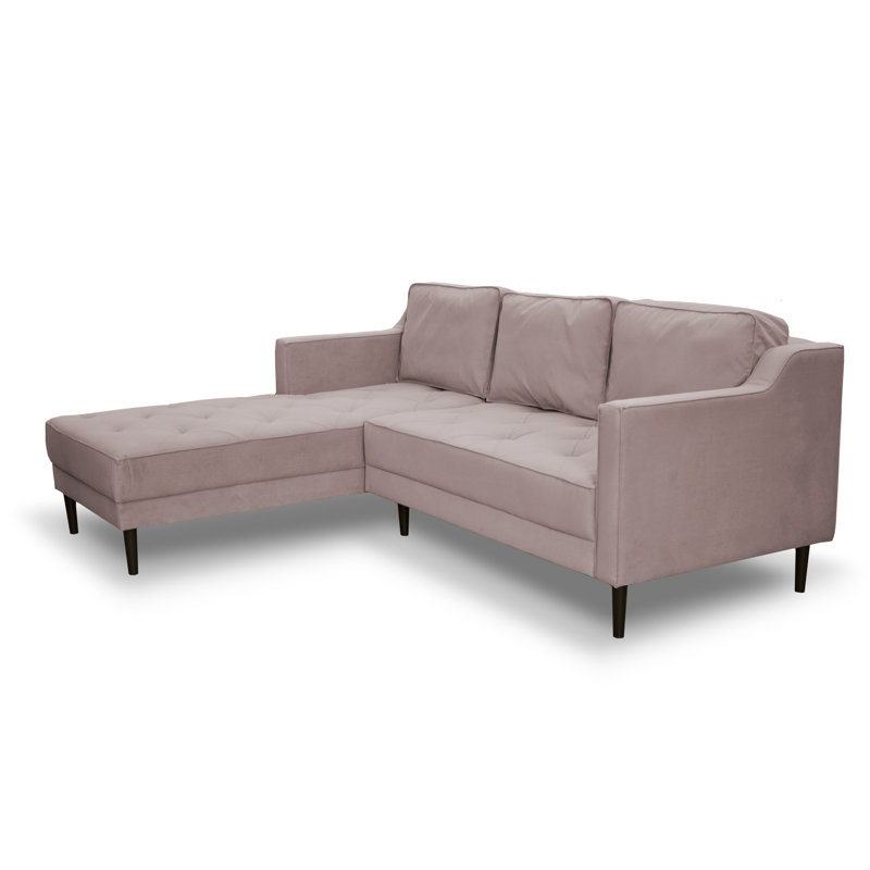 4 Seater Sofa Bed, Left Hand Facing, Light Pink
