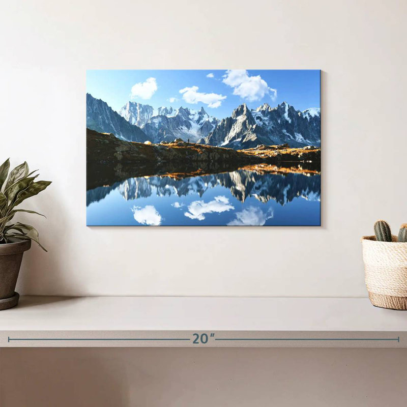 Alvord, Mont Blanc, lac du Massif, H 8 po x l 12 po