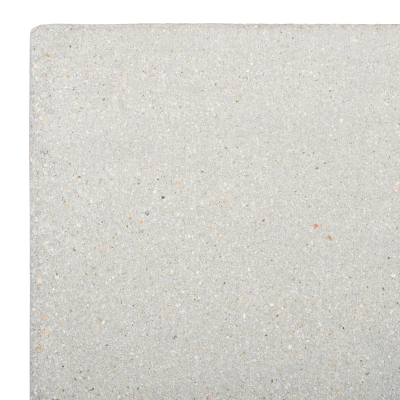 Pot à fleurs surélevé en béton Rangin, H 14,3 po x l 14,3 po x P 17,5 po, Naturel / gris clair
