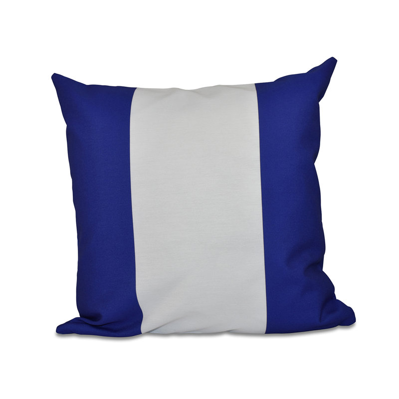 Housse de coussin carré et insert, 16 po x 16 po, Bleu