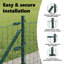 Euro Fence With 7 Posts Galvanised Steel-1314009039-1314009027