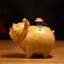 Ornement en forme de cochon en cuivre Lucky - décor méticuleusement conçu