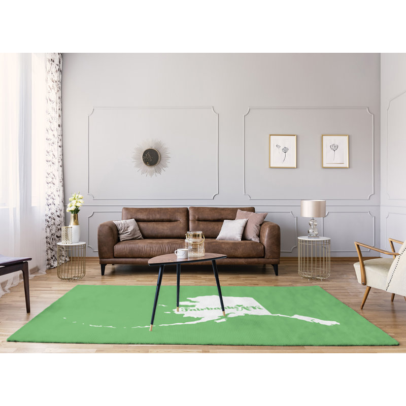 Tapis en poly-chenille fairbanks alaska, Rectangle 9 pi x 12 pi