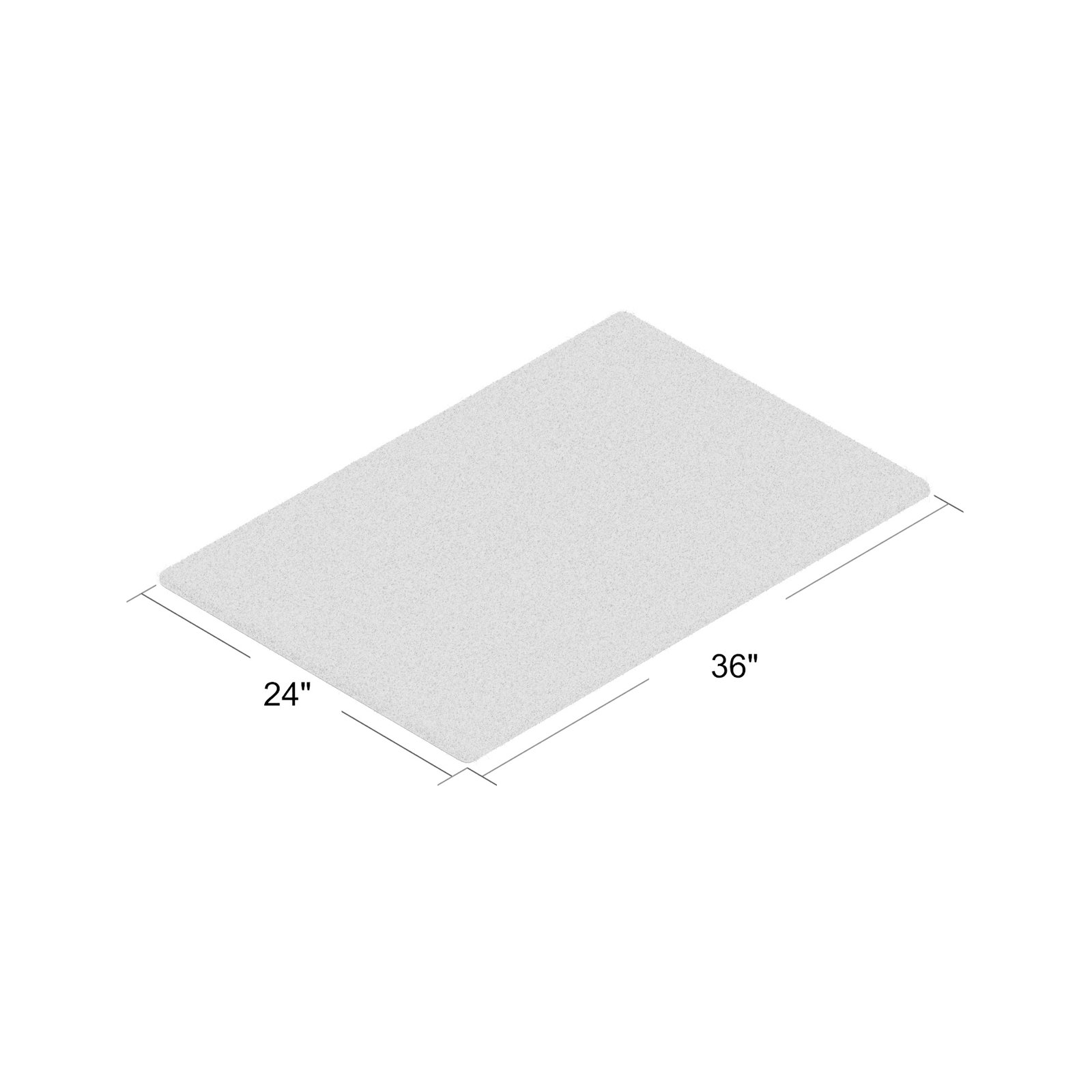 Stender Non-Slip Outdoor Doormat, Rectangle 2' x 3', Green