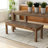 Wilfred Solid Wood Bench