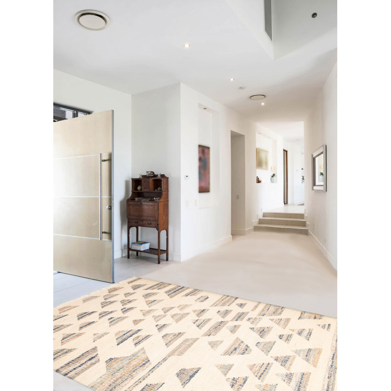 Kilim crème Palas Denizli 5 pi 9 po x 7 pi 6 po