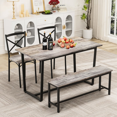 MDF Furniture Set Gray