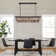 7-Lights Dimmable Tiered Rectangle Chandelier With Crystal Accents