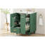 24" Bathroom Vanity With Sink, Bathroom Cabinet With Door Shelf, Deep Drawer, 2-Tier Pull-Out Basket, Wood Frame And MDF Board, One Package-932854105