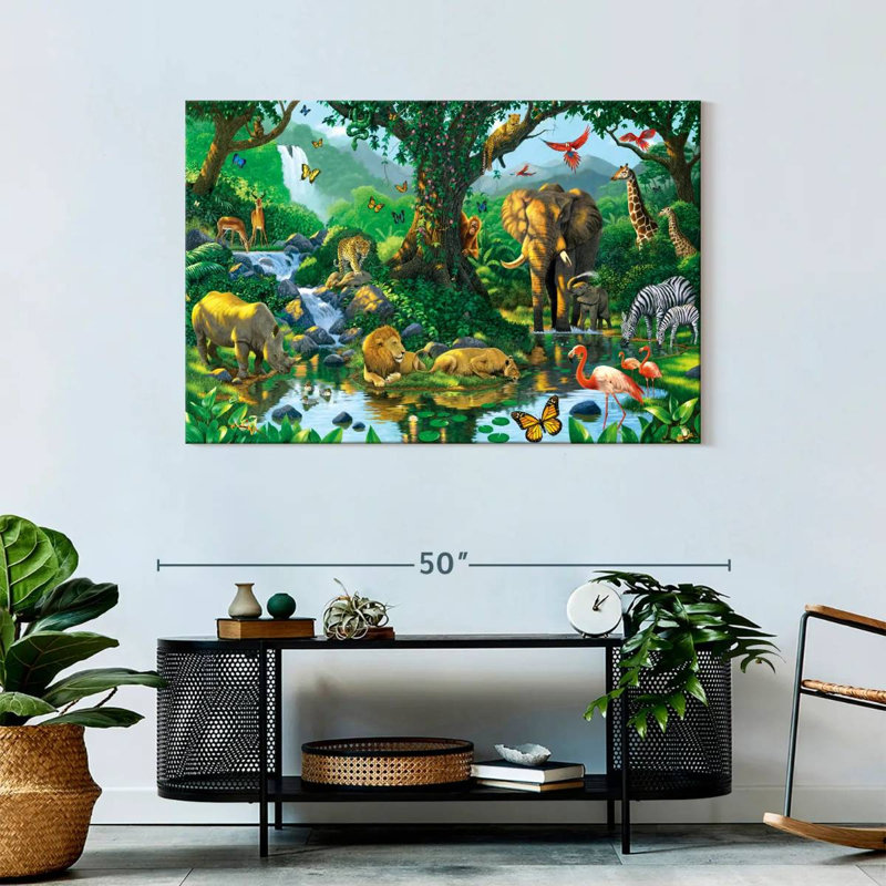 Brampt Jungle Harmony, 30" H x 45" W