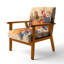 Chaise avec accoudoirs en velours Magiera-848677011-862026343