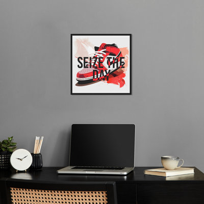 Seize The Day Sneaker Man Cave Artwork by Notoriart