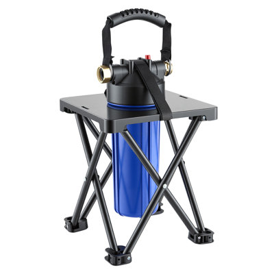 RV Water Filter System, 5-Micron Premium RV Water Filtration System Replacement with Cartridge and Mounting Bracket for RVs & Campers, Reduces Sediment, Chlorine, Heavy Metals, Odors and More