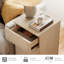 Buffet 4 portes 94,5 po en bois rosé 94,5 po-905723350