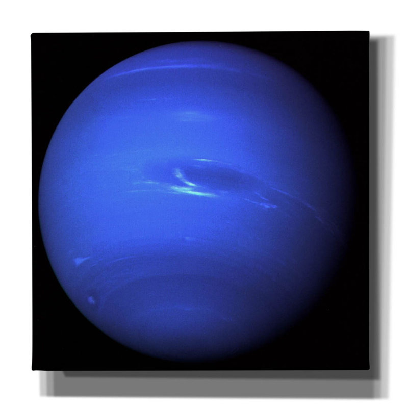 Planète Neptun sur toile, H 26 po x l 26 po x P 1,5 po