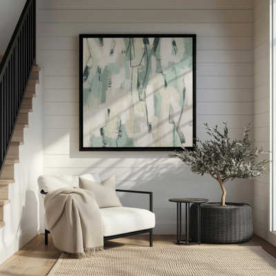Sage Fragments I Canvas Print in a Frame