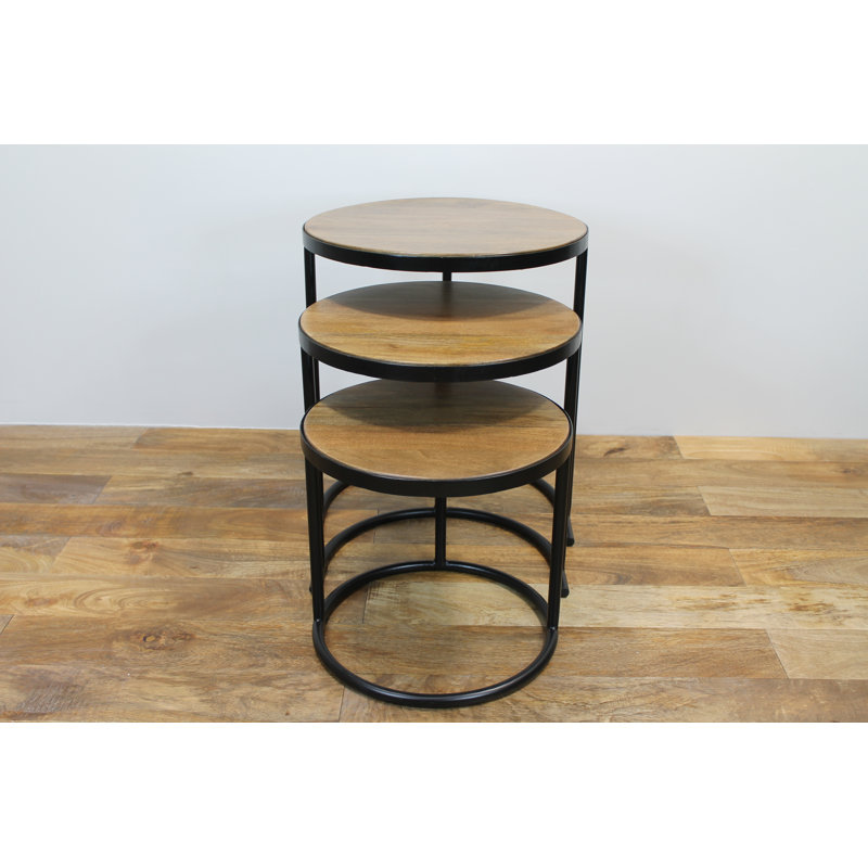 Duvall Solid Wood Nesting End Table