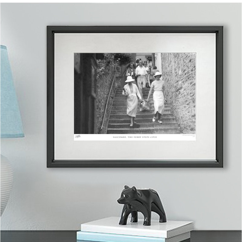 Salcombe, The Ferry Steps C1935 by Francis Frith - Single Picture Frame Print, 28cm H x 36cm W x 2.3cm D