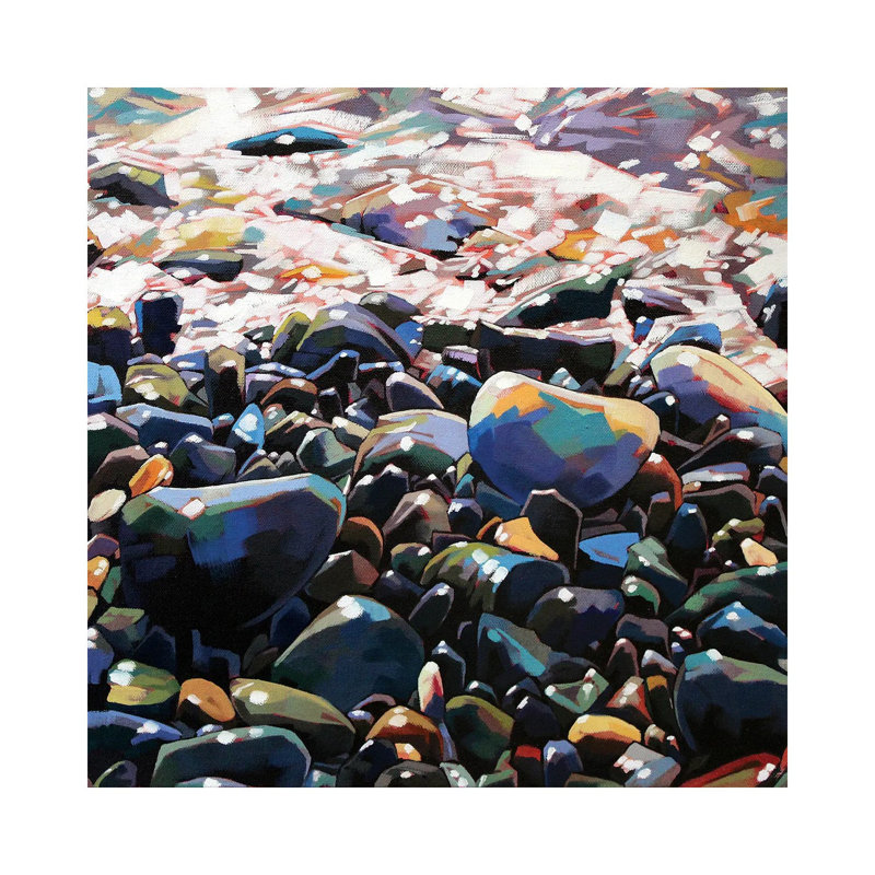 Pebbles II by Kevin Lowery - Wrapped Canvas Print, 30.48 cm H x 30.48 cm W