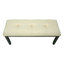 Banc, 44 po rectangulaire, salle à manger, vestibule, cuisine, couloir, rembourré, bois, tissu, bois massif, transitionnel