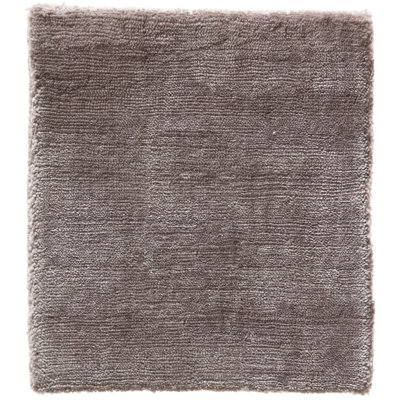 Modern Hand-Loomed Art Silk Rose Area Rug