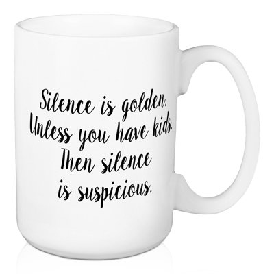 Grande tasse à café doré Desrosiers