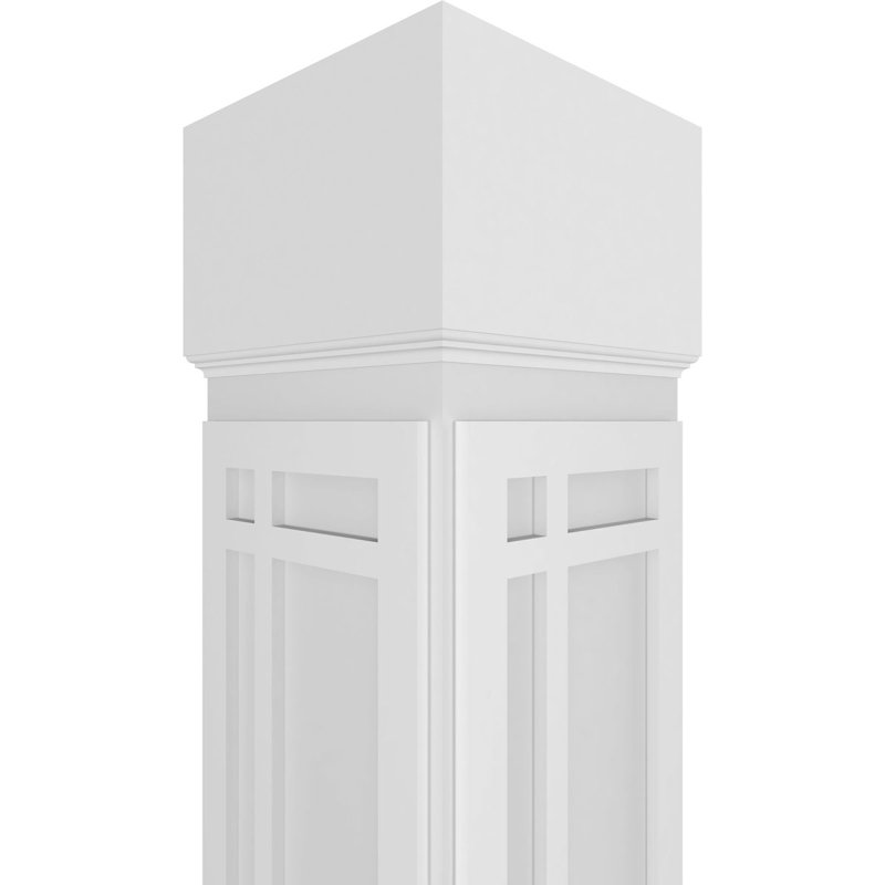 Colonne de charpente San Juan Capistrano Custerman, H 96 po x l 11,625 po x P 11,625 po