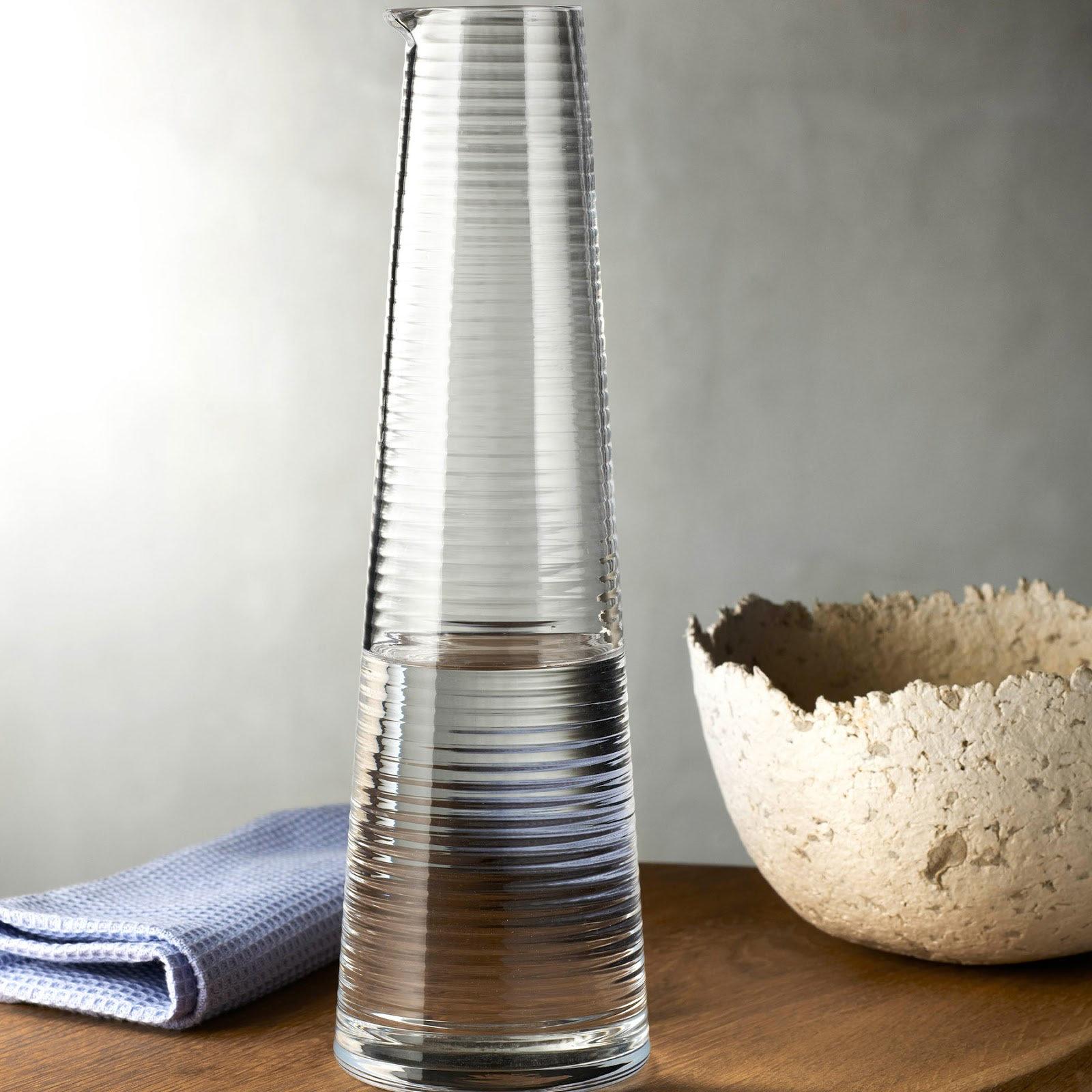 Poem 23.67oz. Glass Pitcher, Clear
