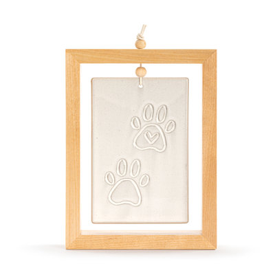 Four Paws Inspired Standing Plaque - 5X7in