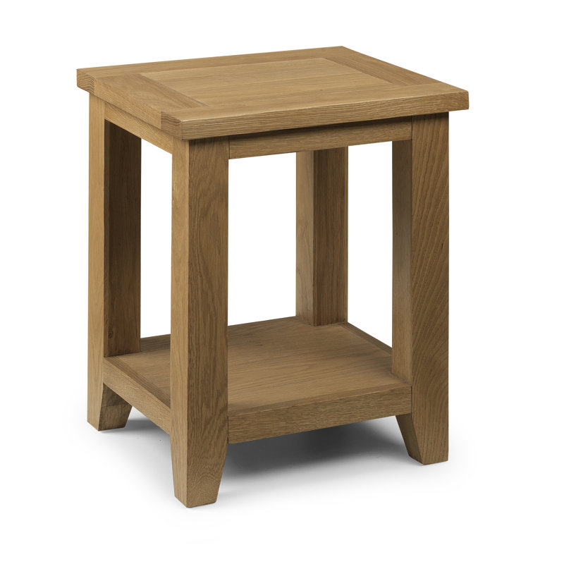 Nutmeg Solid Wood Frame End Table