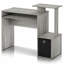 Bureau d'ordinateur polyvalent avec bureau et bureau de rangement en chêne français